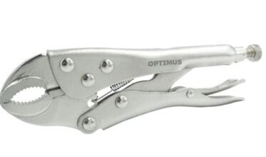OPTIMUS 10507 Зажимные клещи струбцины  с овальными губками 180 мм